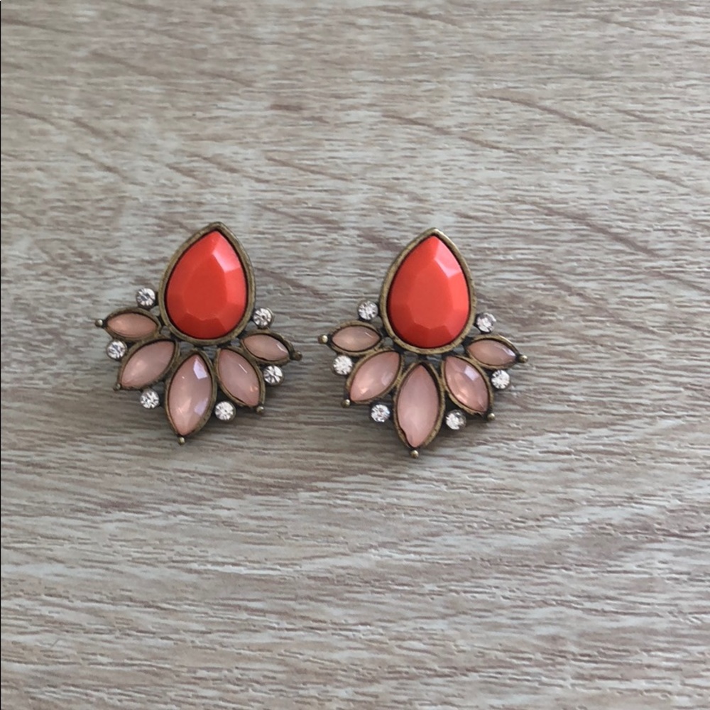 J. Crew statement earrings
